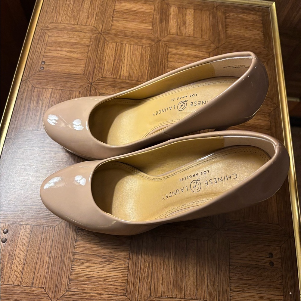 Chinese Laundry Nude Stiletto Heels - size 7 1/2 M